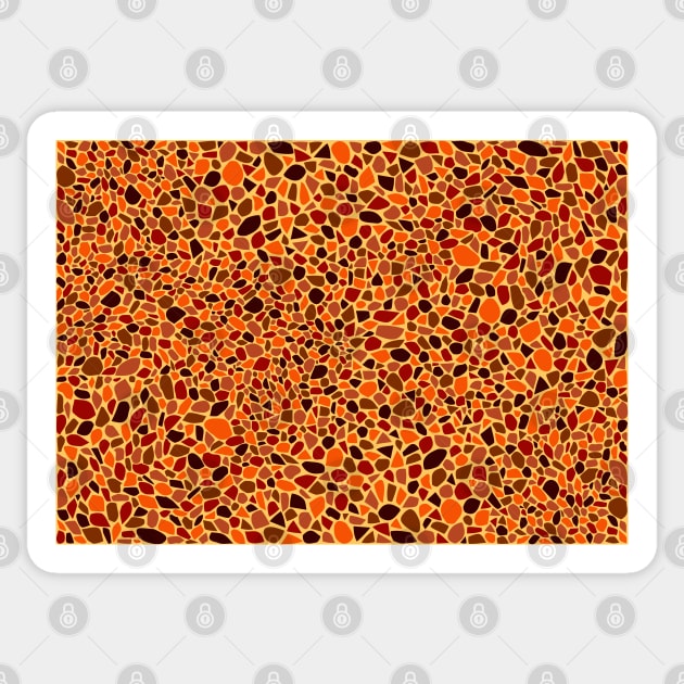 Terrazzo Patterns On Ceramic Tile Sticker by bougieFire